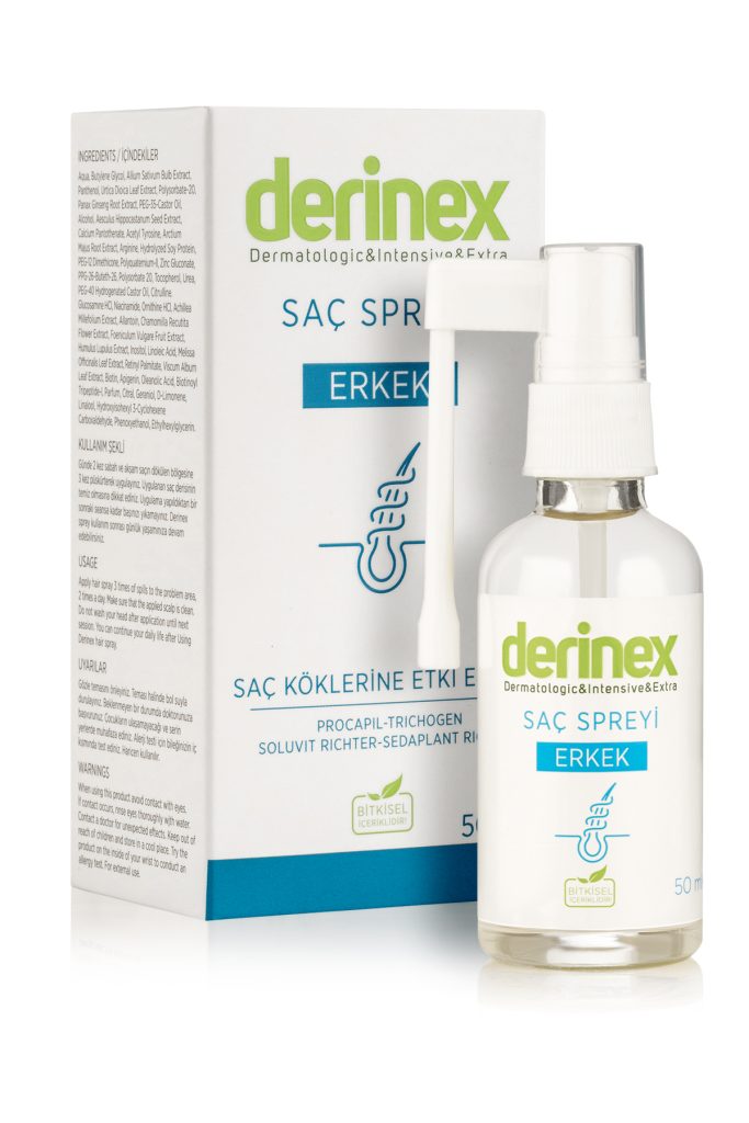 Derinex Erkek Saç Spreyi